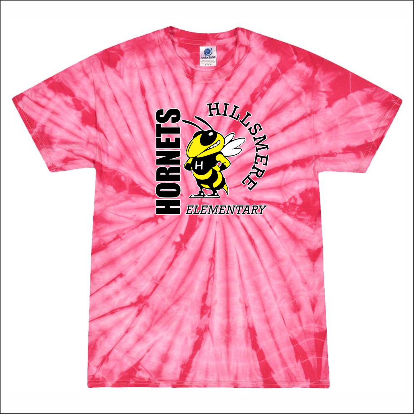 Hillsmere Elementary Spider Tie-Dye T-shirt