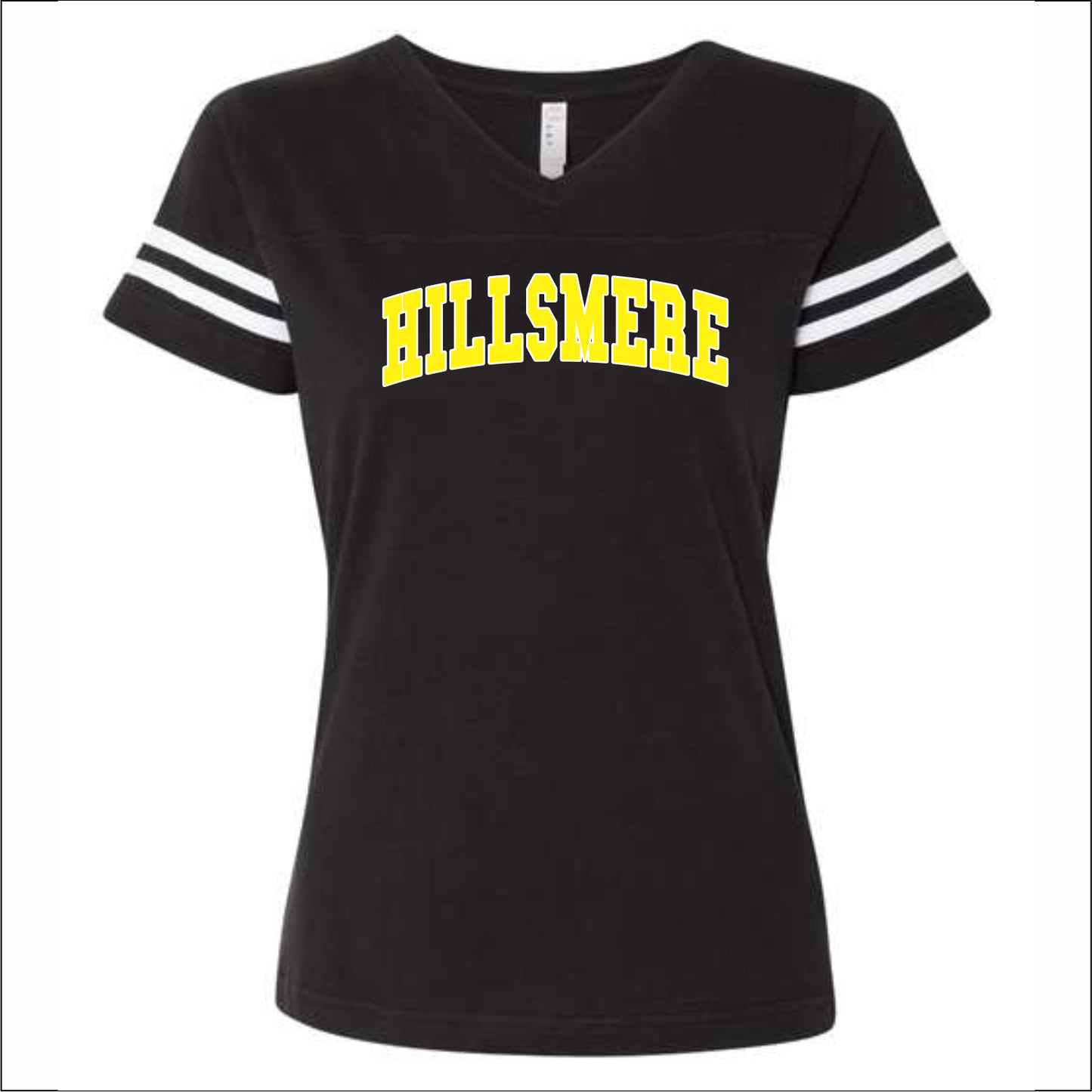 Hillsmere Elementary Ladies Vintage Football T - Des. B