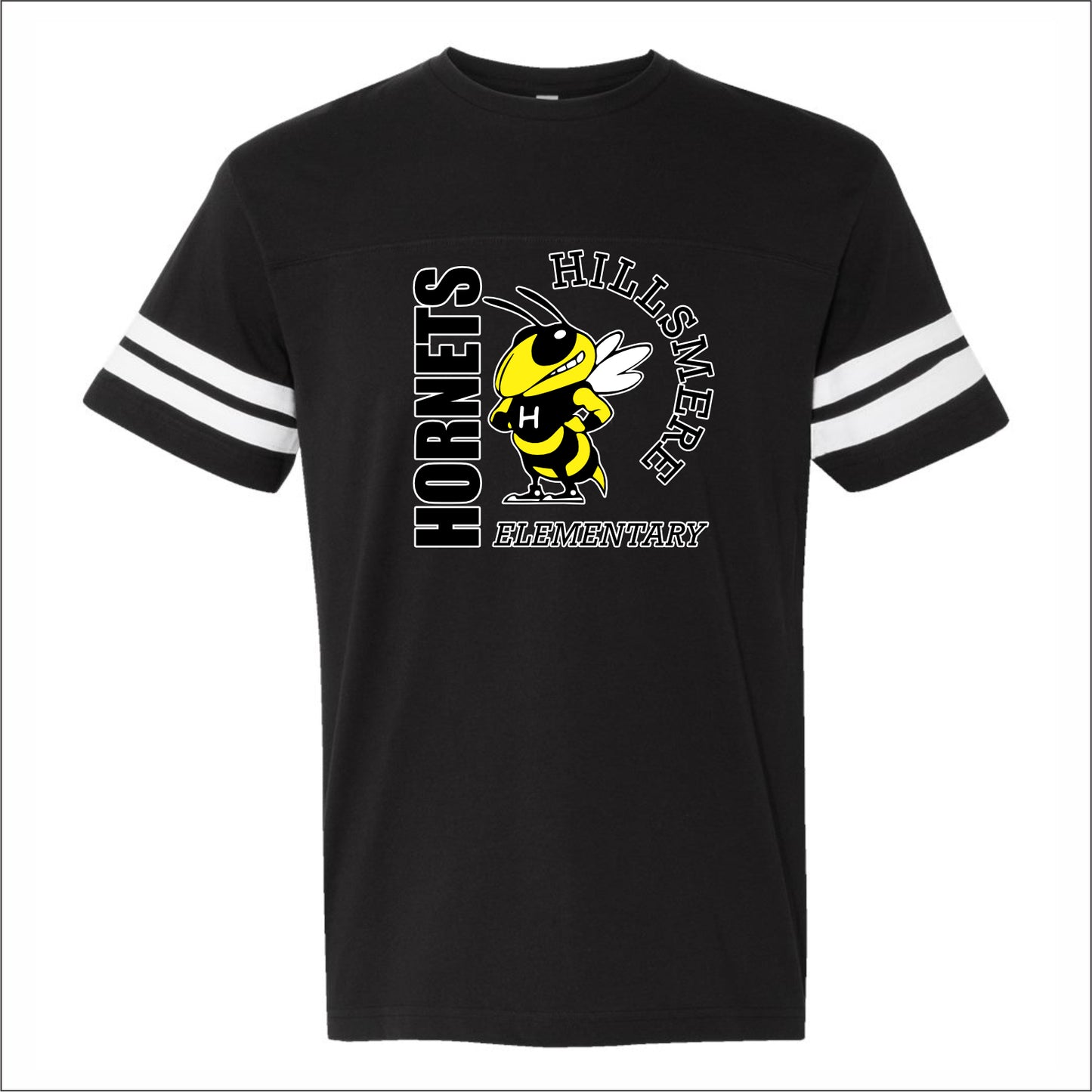 Hillsmere Elementary Vintage Football T-shirt - Des. A