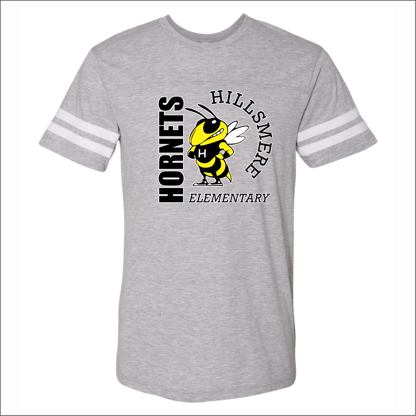 Hillsmere Elementary Vintage Football T-shirt - Des. A