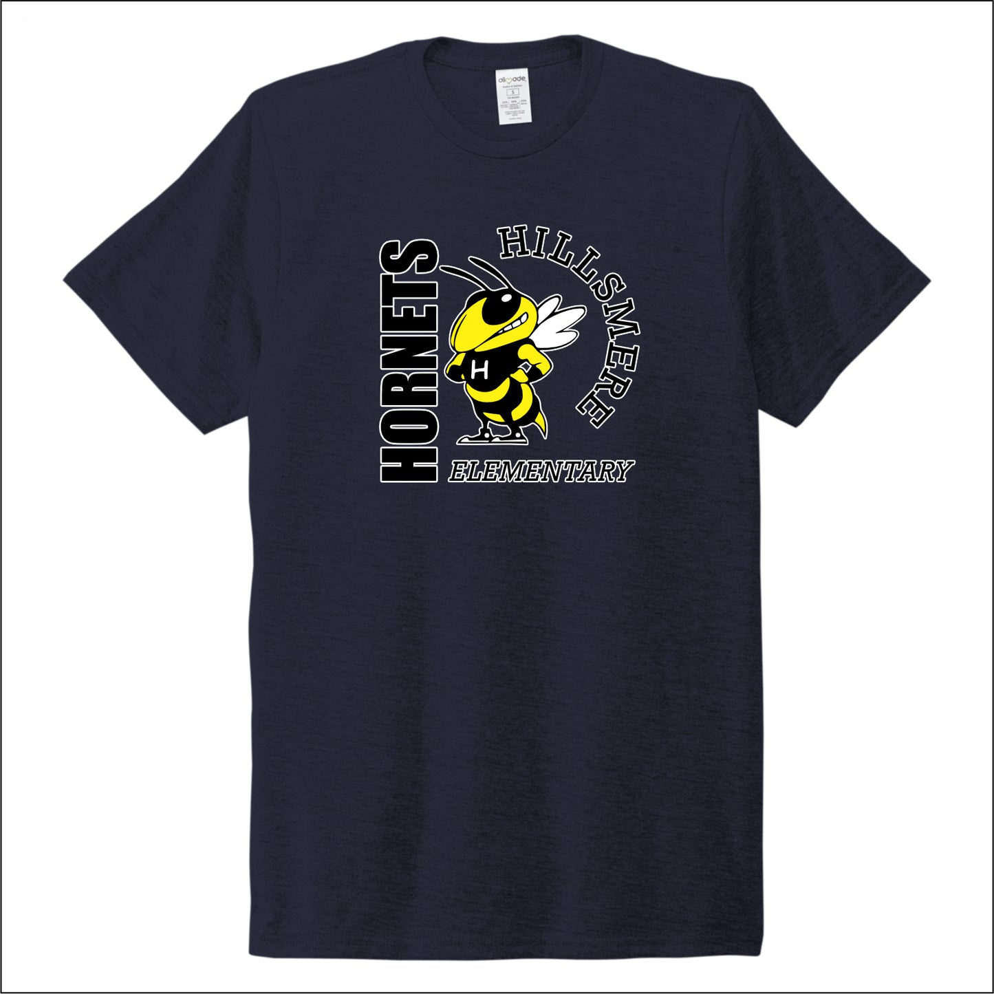 Hillsmere Elementary Allmade Tri-Blend T-shirt - Des. A