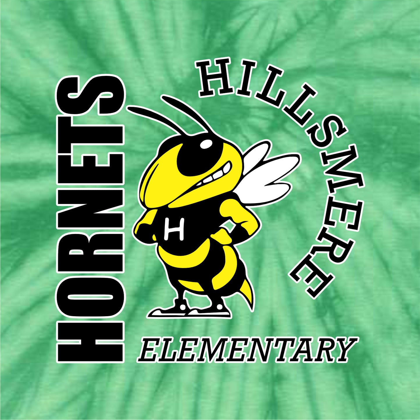 Hillsmere Elementary Spider Tie-Dye T-shirt