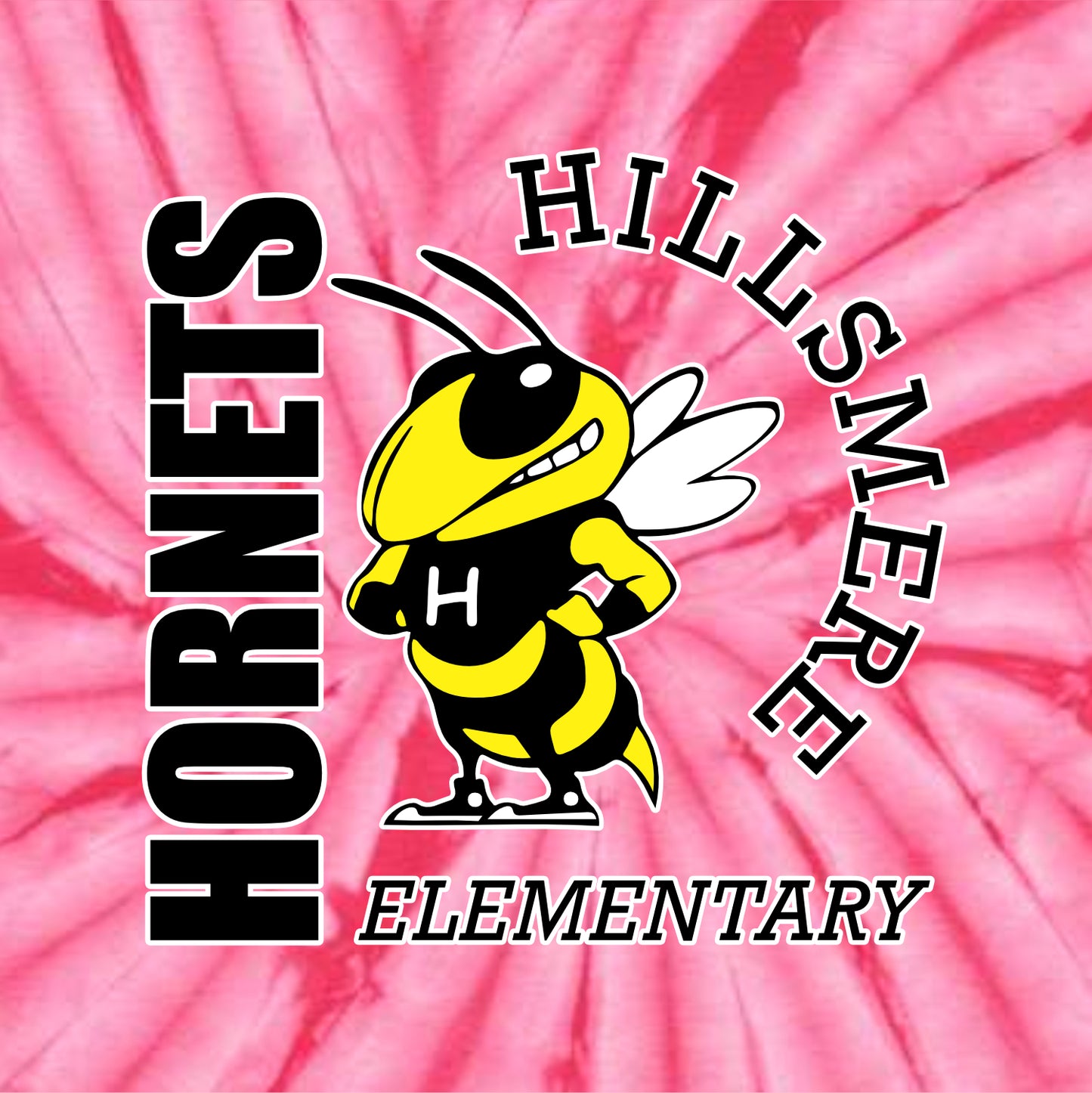 Hillsmere Elementary Spider Tie-Dye T-shirt