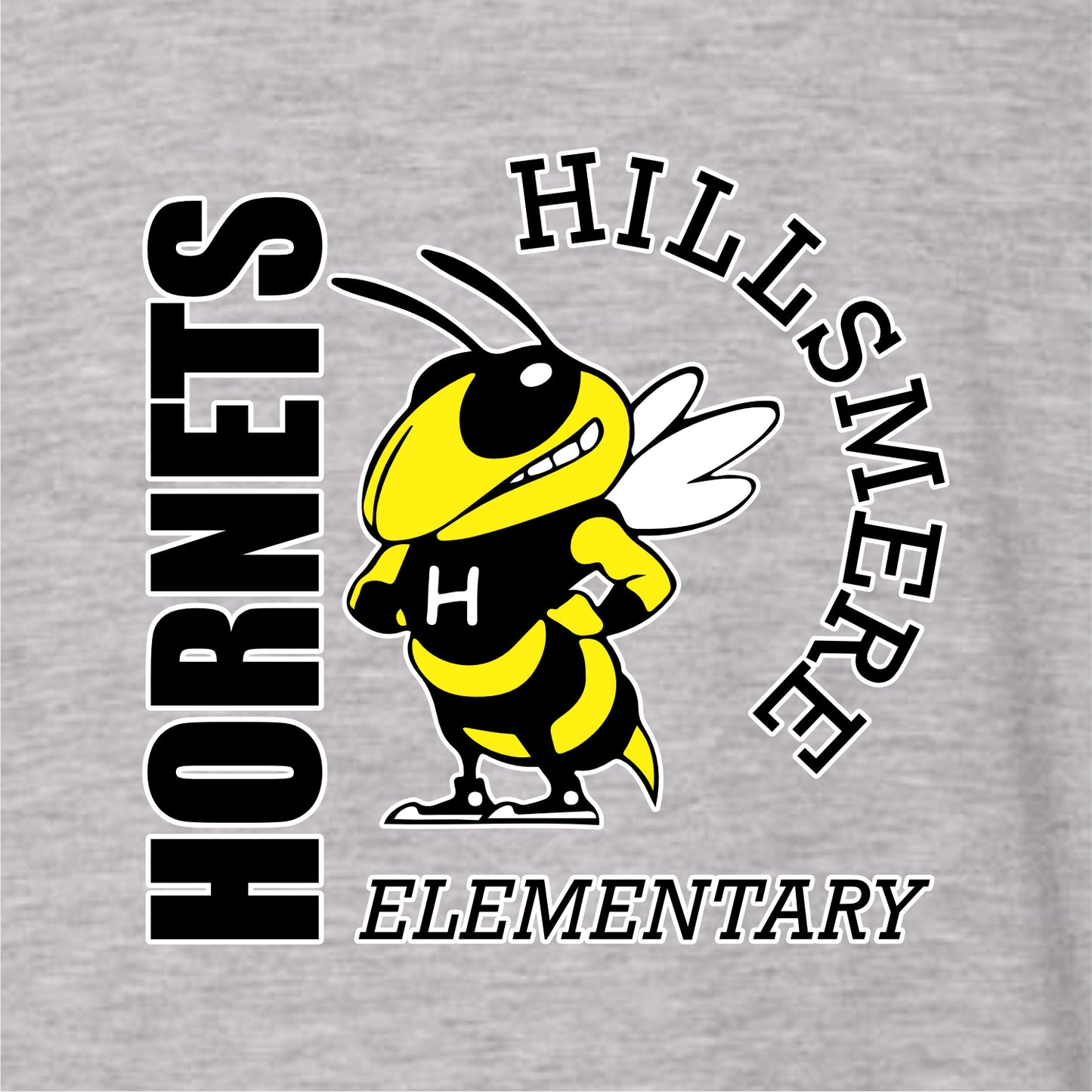 Hillsmere Elementary Vintage Football T-shirt - Des. A