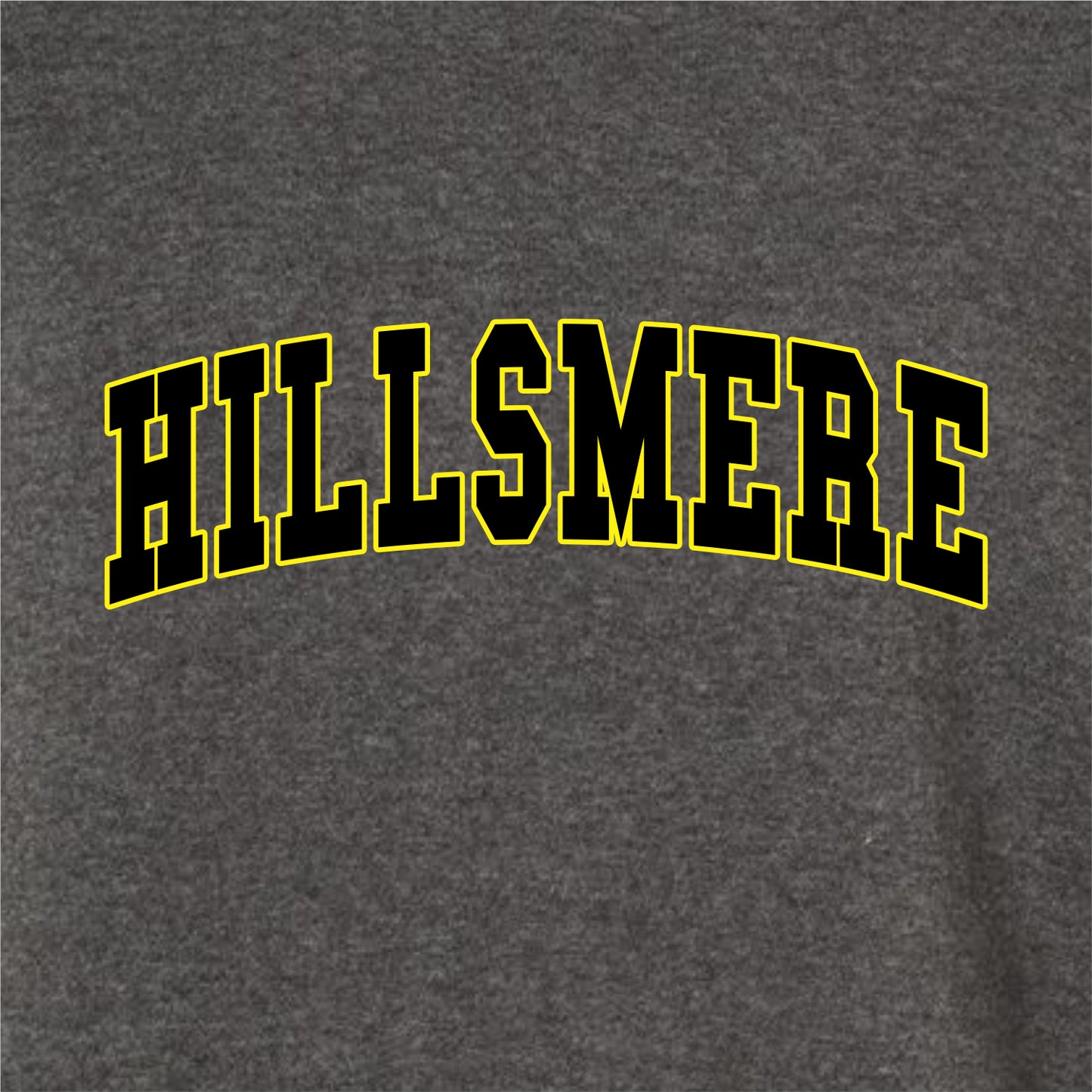 Hillsmere Elementary Ladies Striped Sleeves Crewneck Sweatshirt