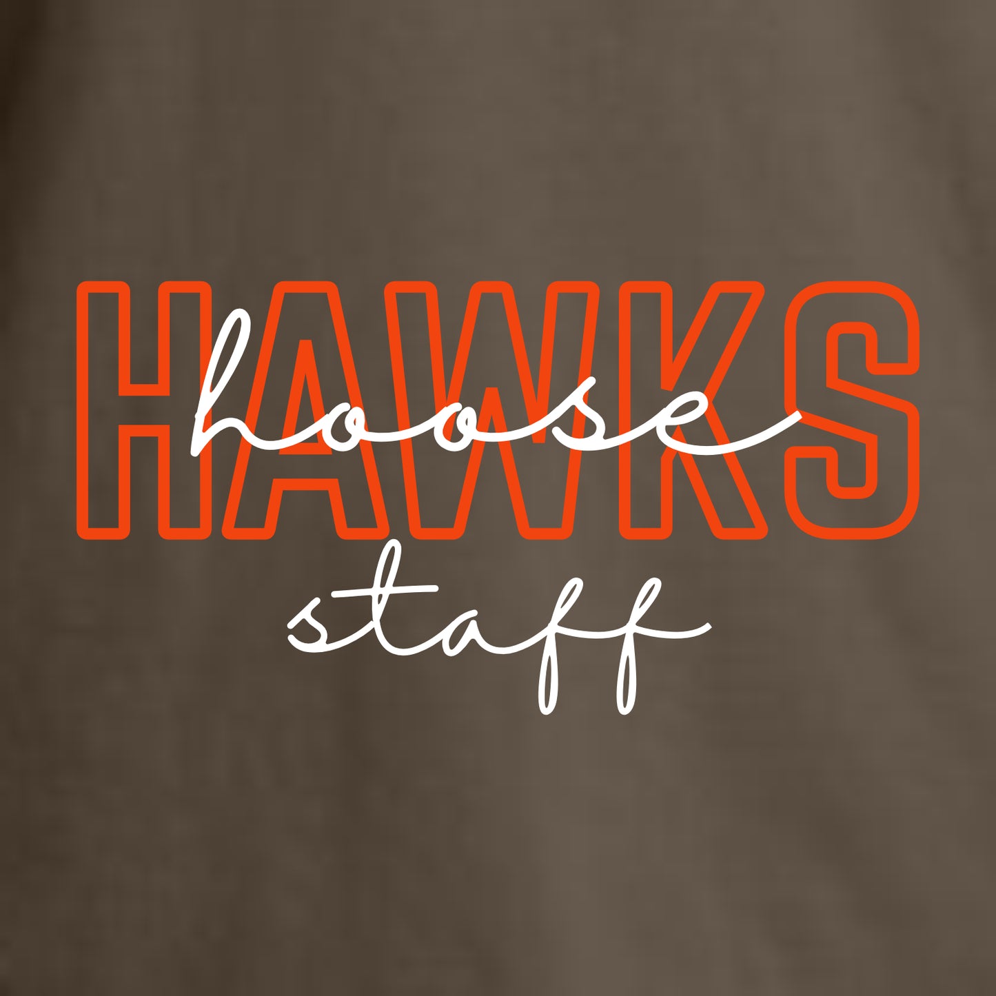 Hoose Hawks Staff Comfort Colors Garment Dyed T-shirt - Design A