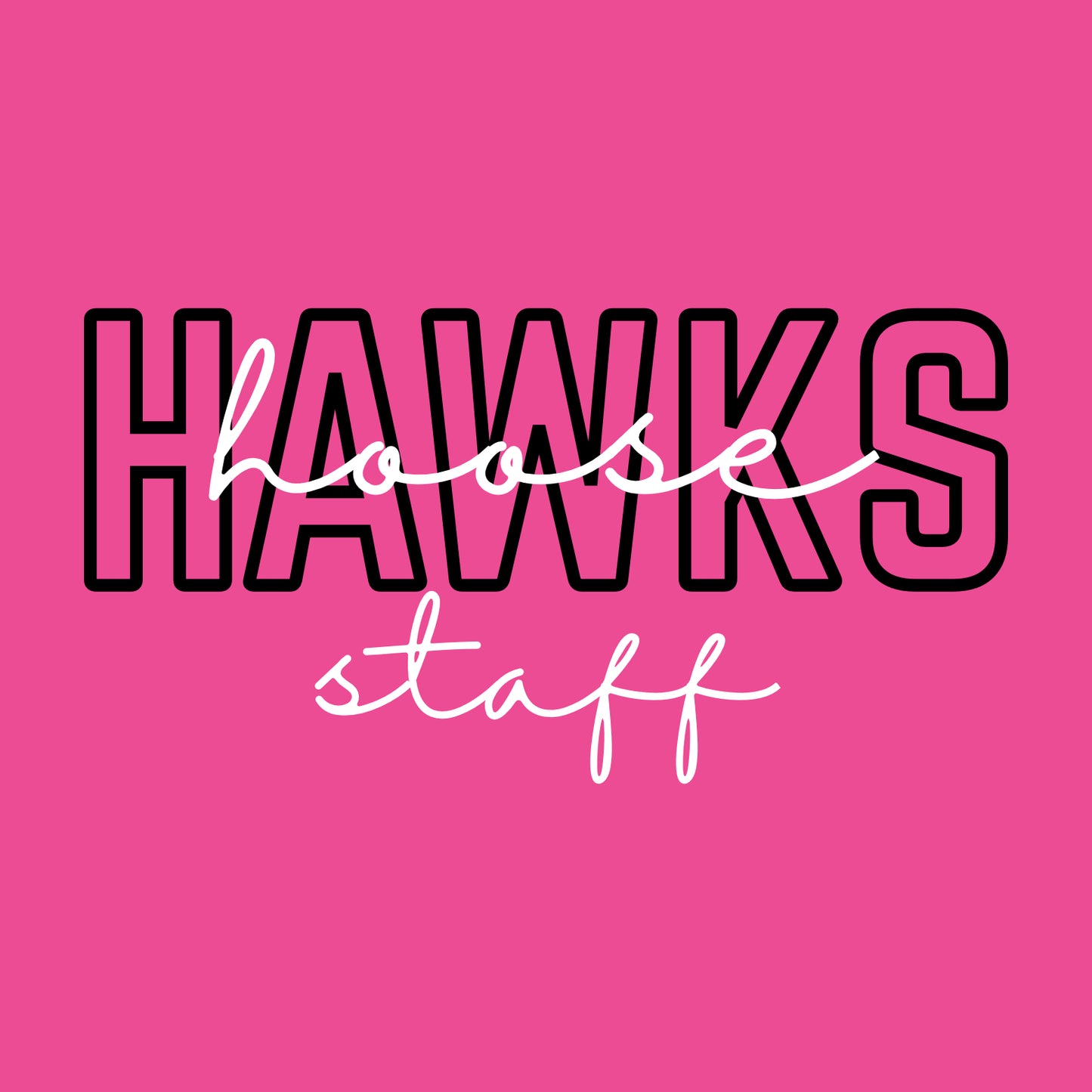 Hoose Hawks Staff Comfort Colors Garment Dyed T-shirt - Design A