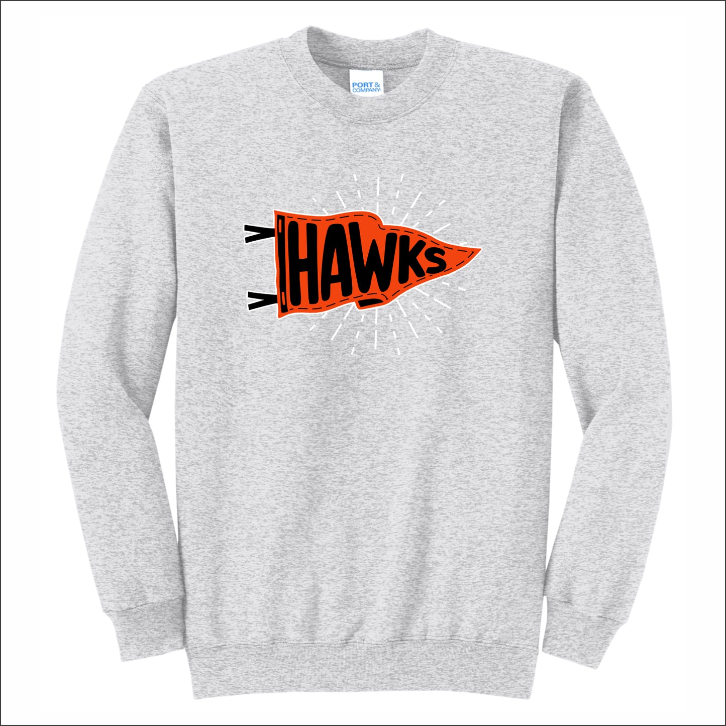 Hoose Hawks Staff Crewneck Sweatshirt - Design B