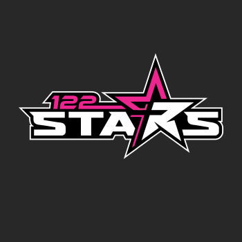 122 Stars Softball Ladies/Girls Running Shorts