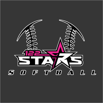 122 Stars Softball VIT Crewneck Sweatshirt - Des. A