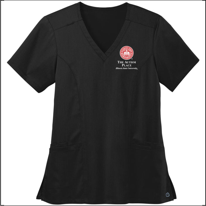 ISU TAP WonderWink Ladies Premiere Flex V-Neck Top