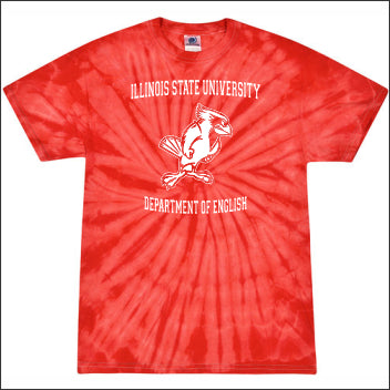 ISU Dept of English Spider Tie-Dye T-shirt
