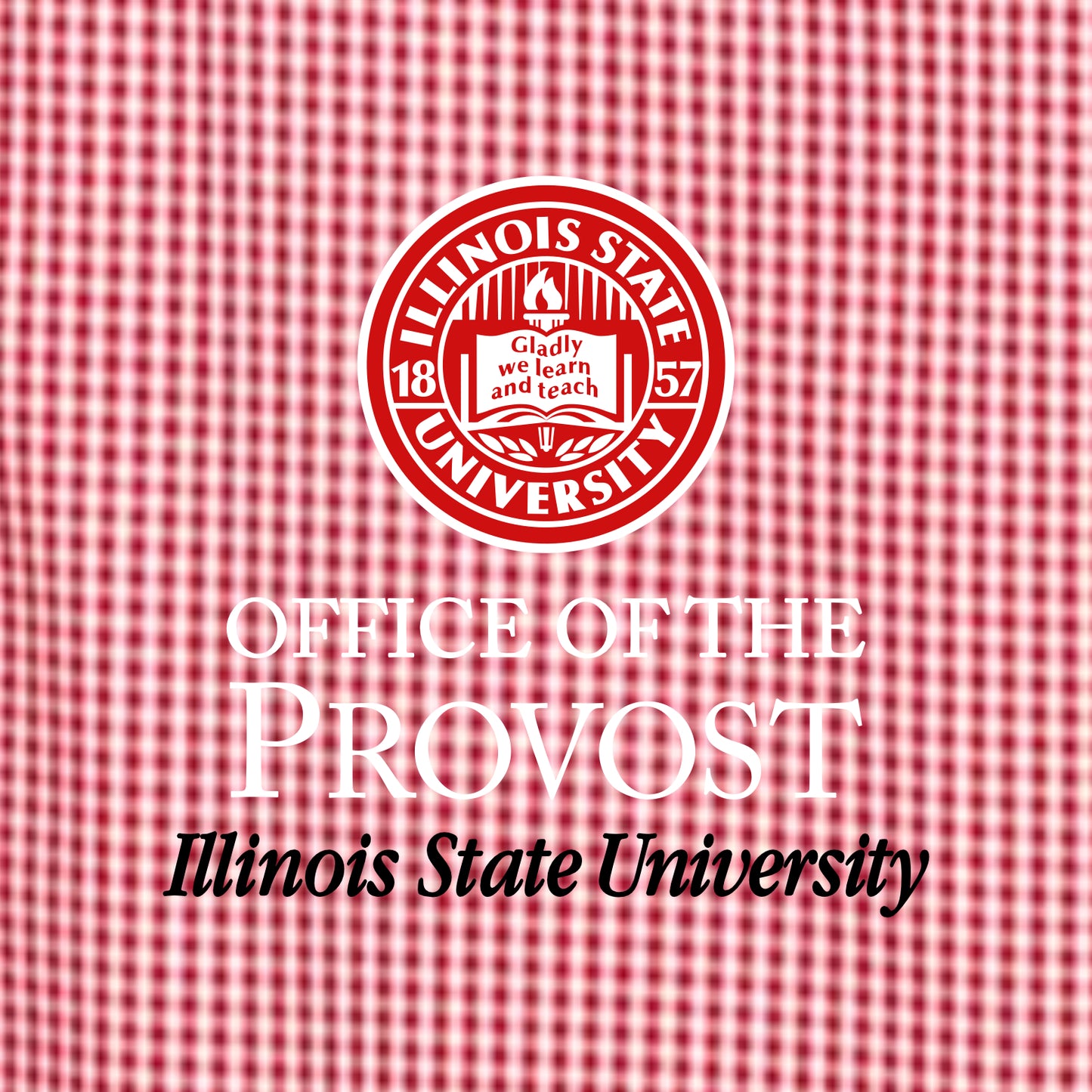 ISU Provost Crown Collection Gingham Check Woven Dress Shirt