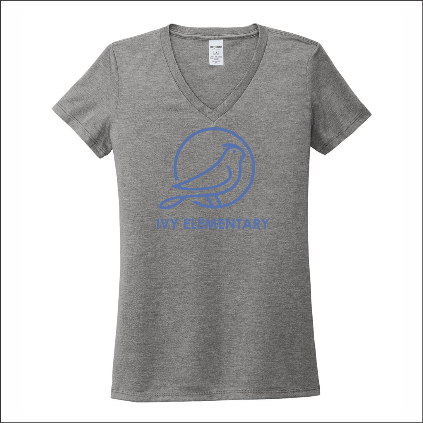 Ivy Elementary Allmade Ladies V-Neck Tee - Des. A