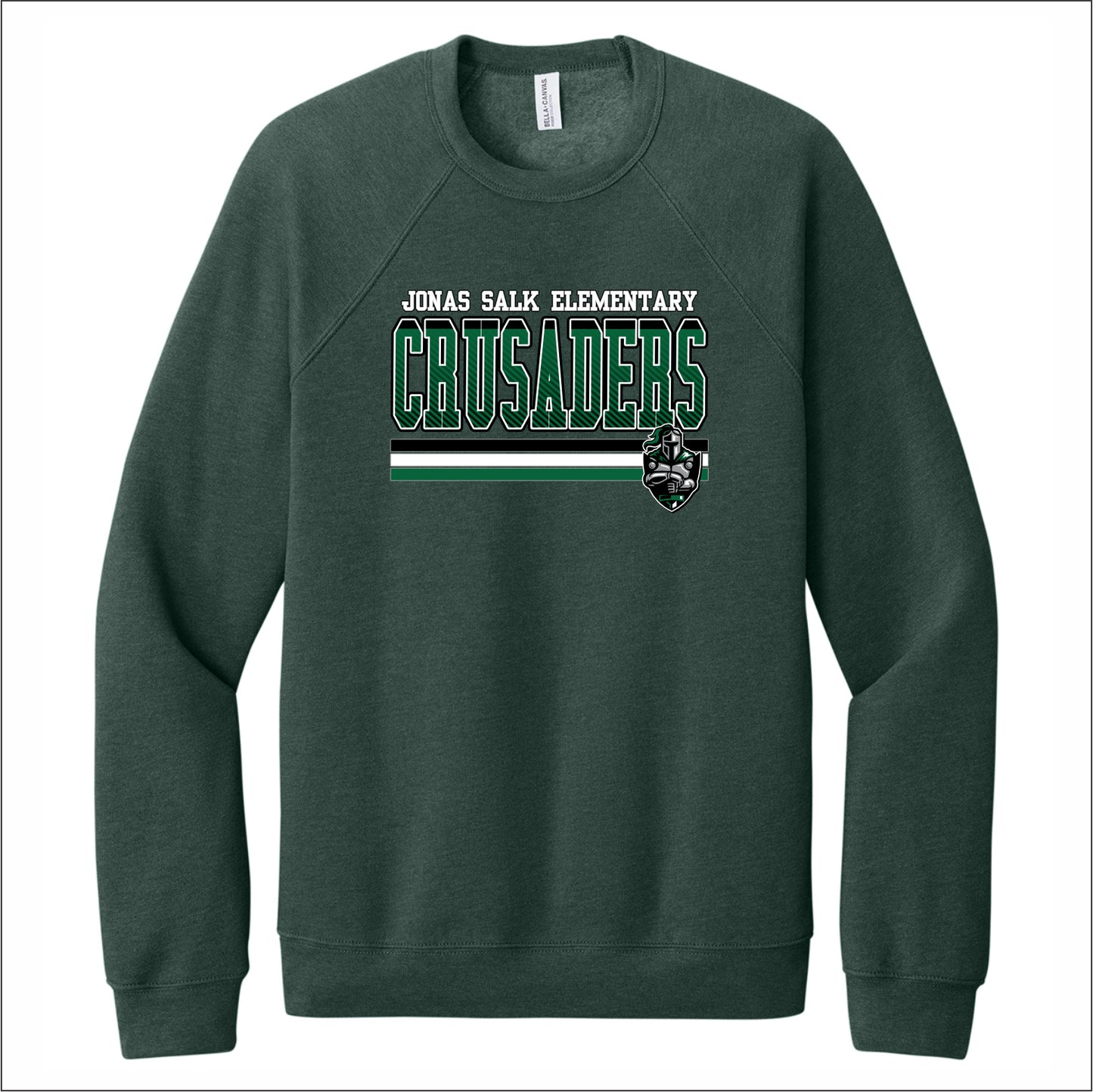 Jonas Salk Staff Sponge Fleece Raglan Crewneck Sweatshirt