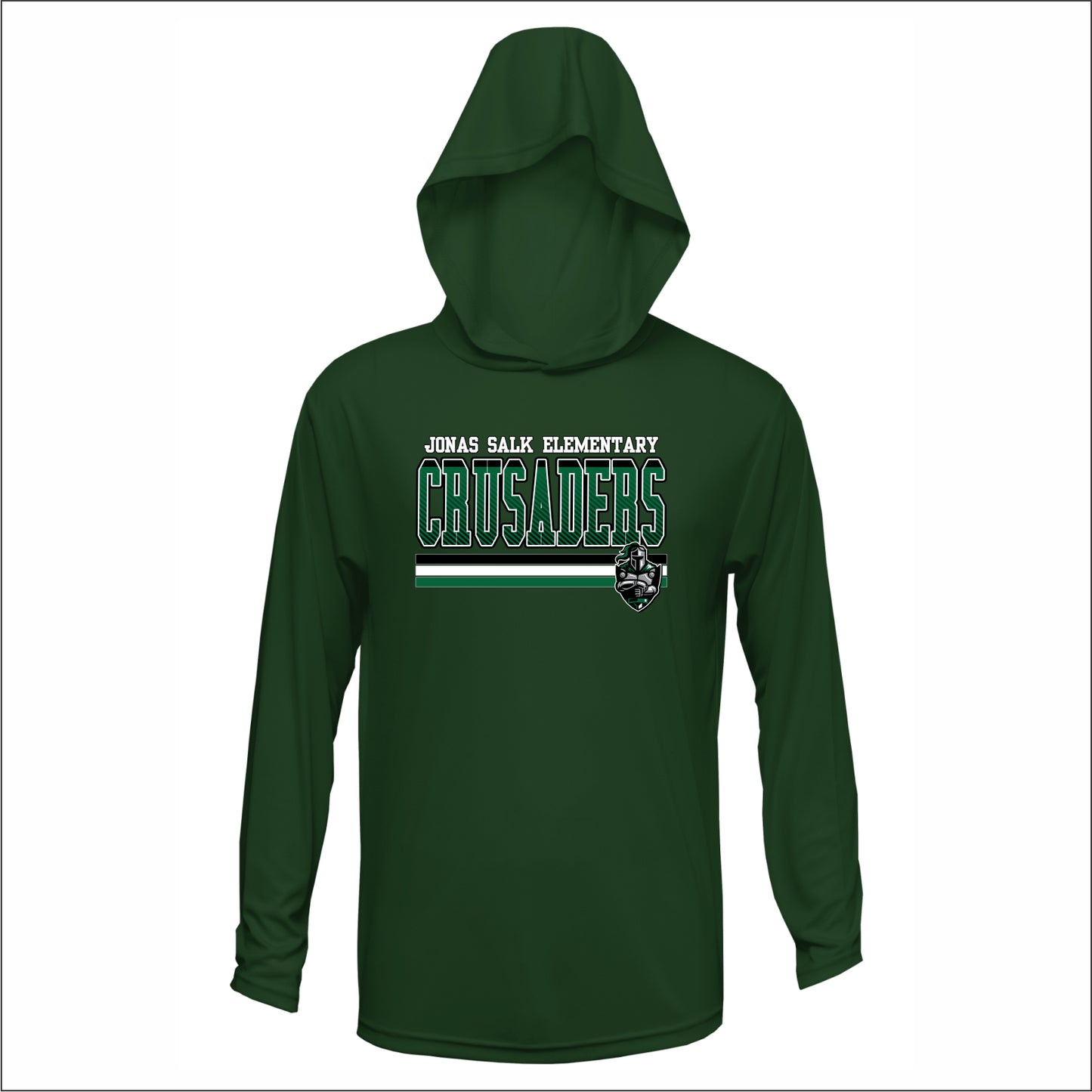 Jonas Salk Staff Performance Hooded Long Sleeve T
