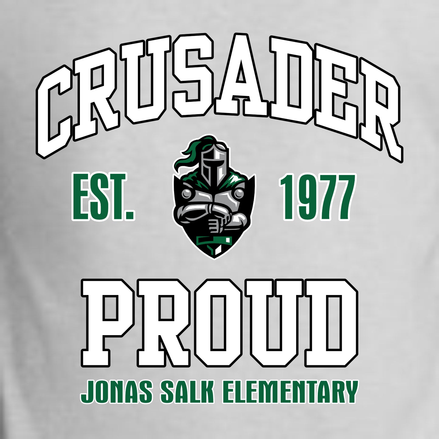 Jonas Salk Elementary Short Sleeve T-shirt - Des. B