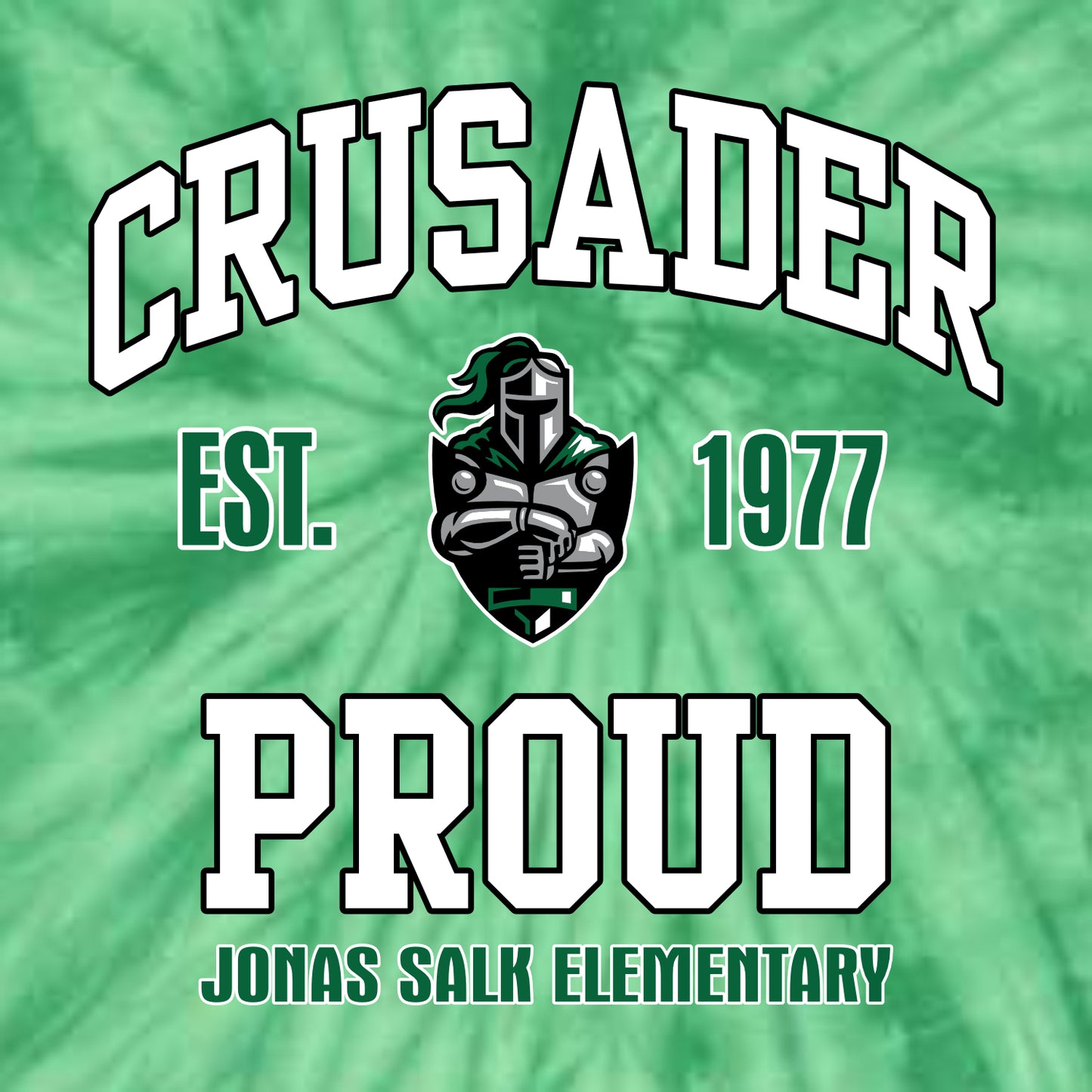 Jonas Salk Elementary Spider Tie-Dye T-shirt