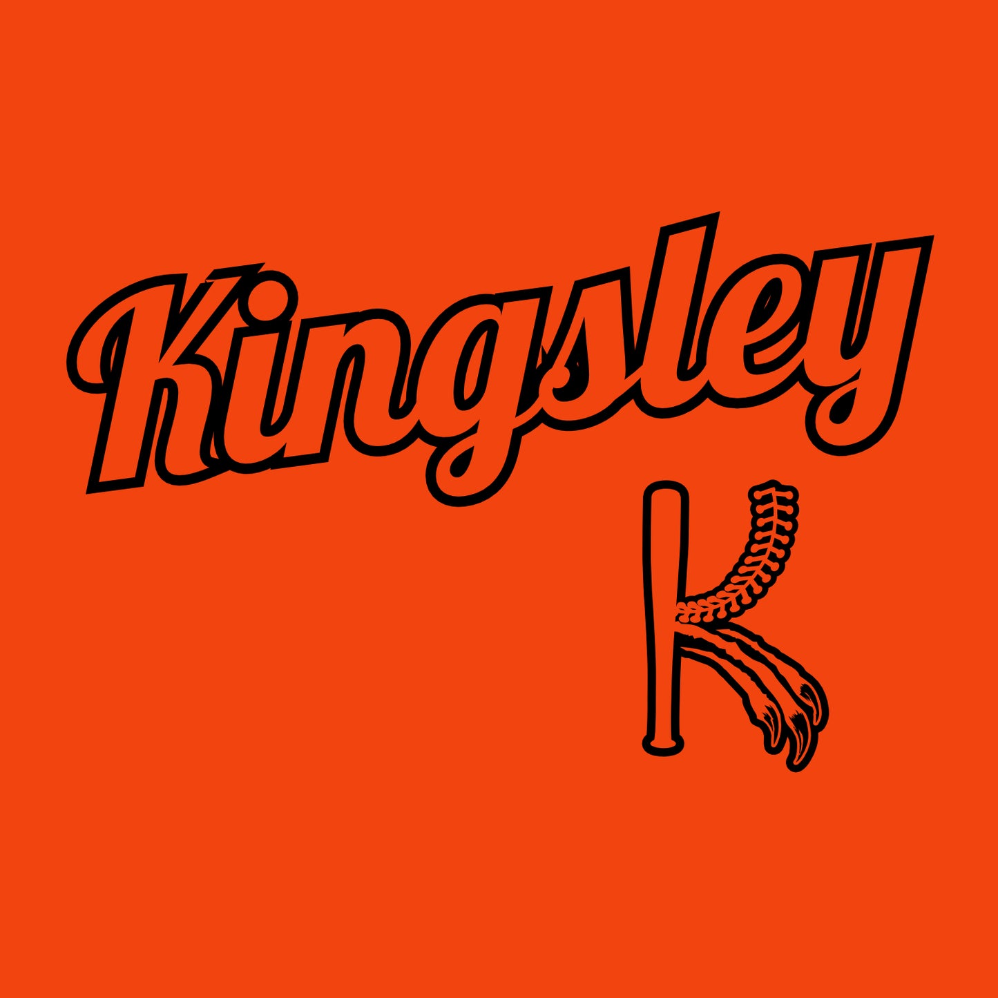 Kingsley Baseball Performance T-shirt - Design B