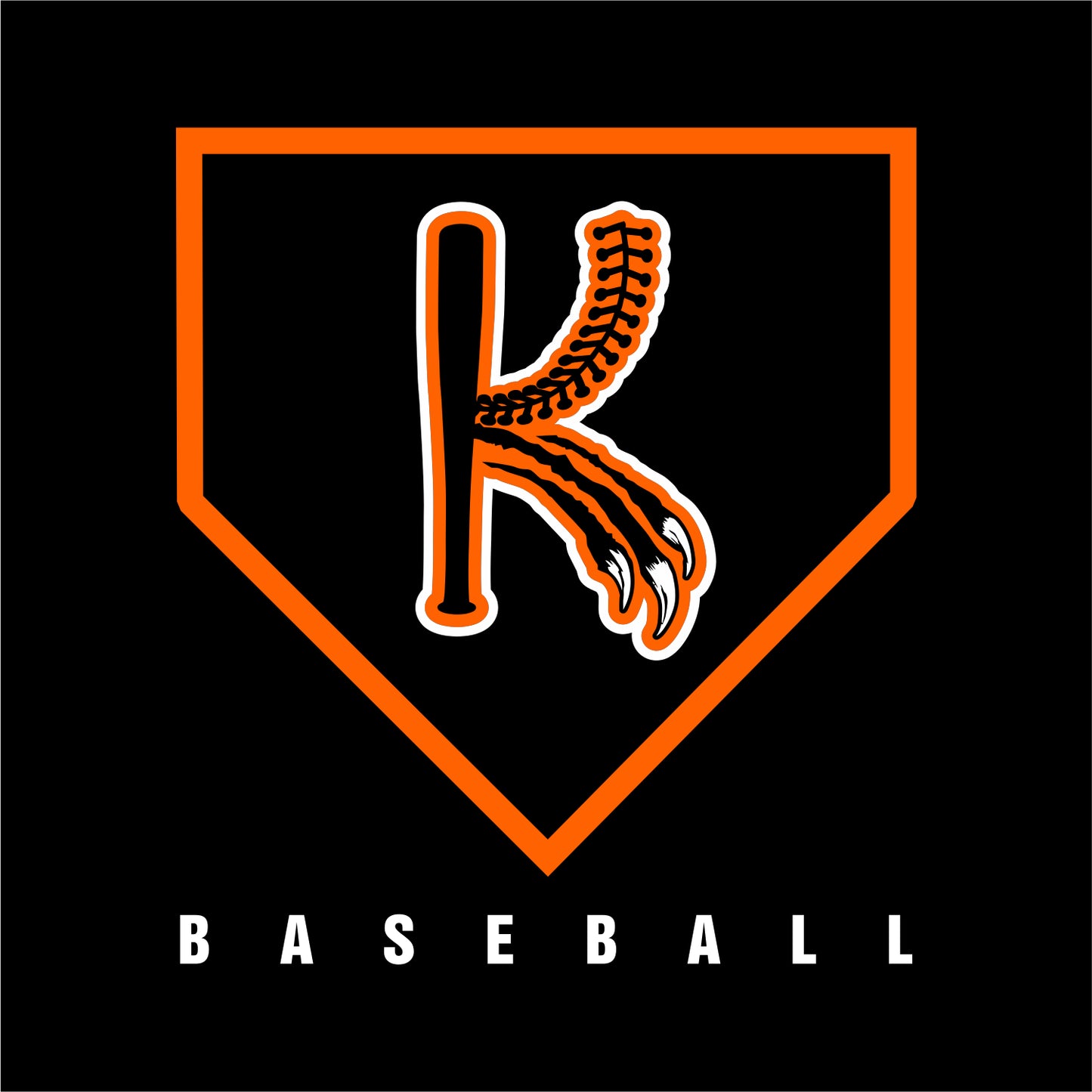Kingsley Baseball 50/50 Short Sleeve T-shirt - Design C