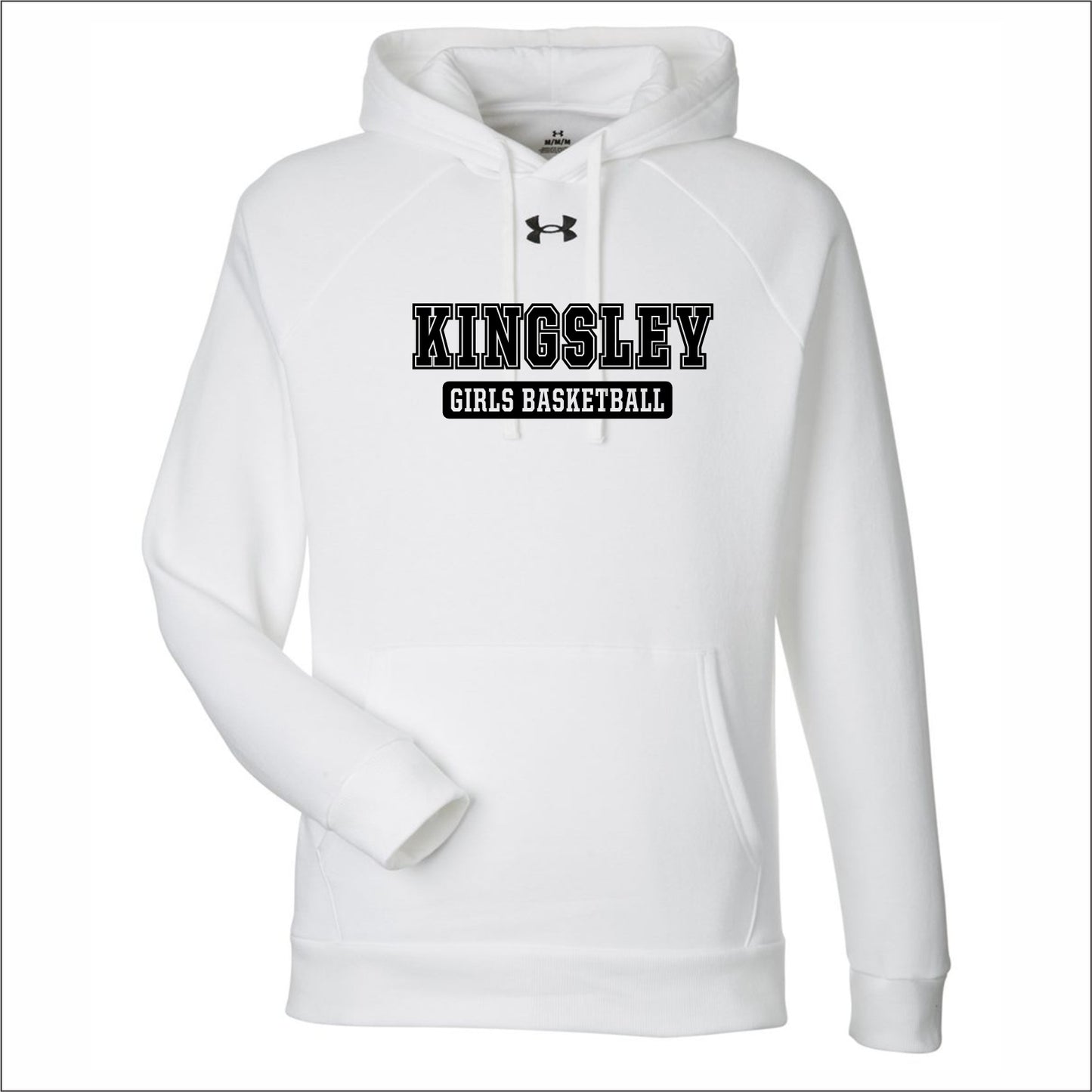 Kingsley Girls Basketball Under Armour Rival Hooded Sweatshirt