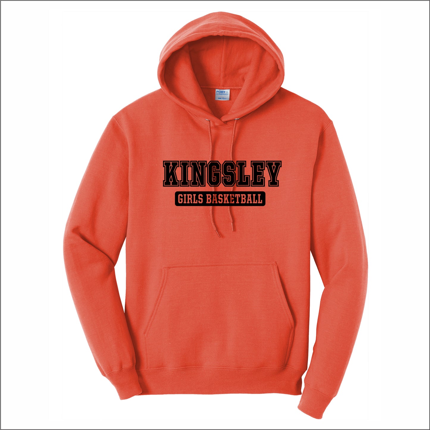 Kingsley Girls Basketball Hooded Sweatshirt
