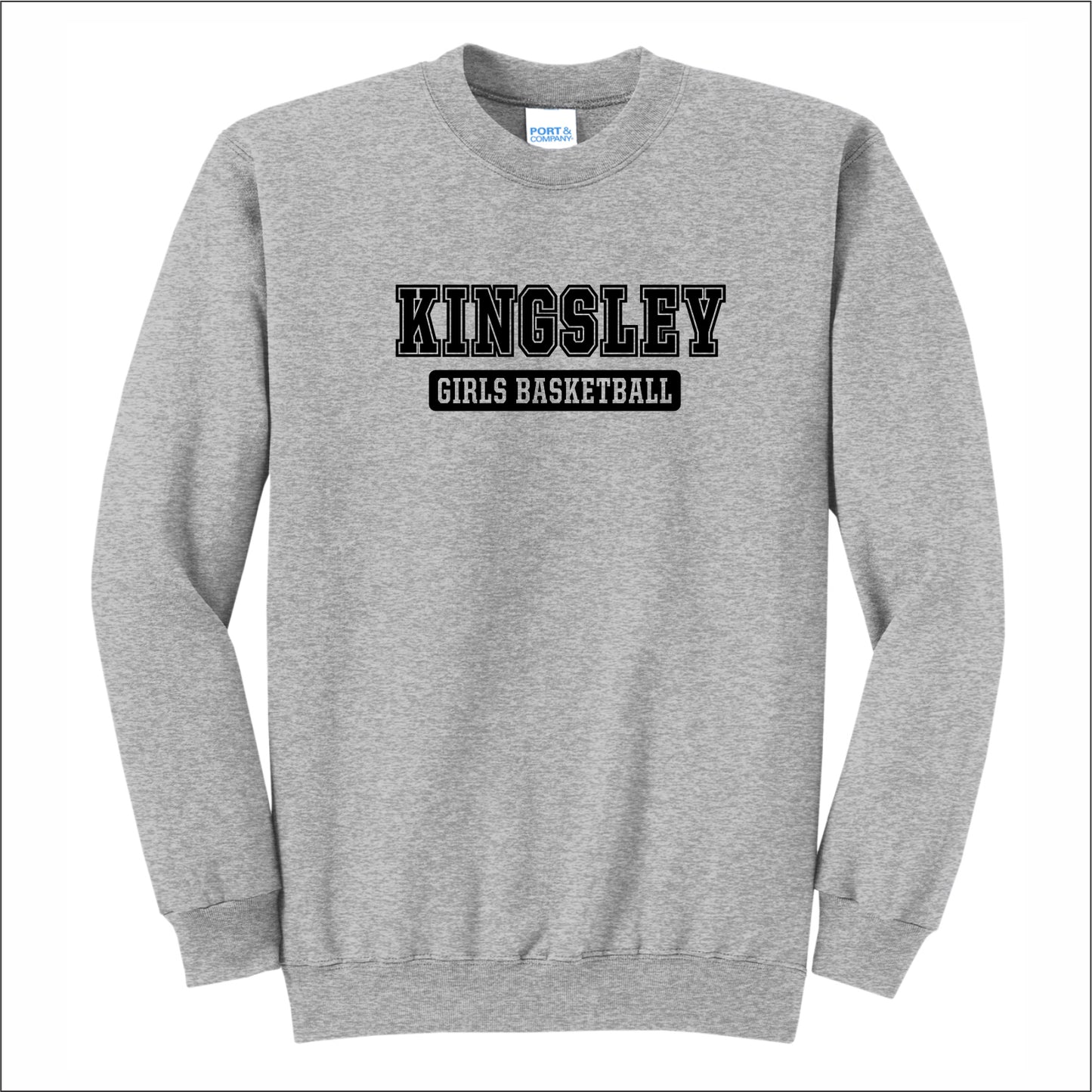 Kingsley Girls Basketball Crewneck Sweatshirt