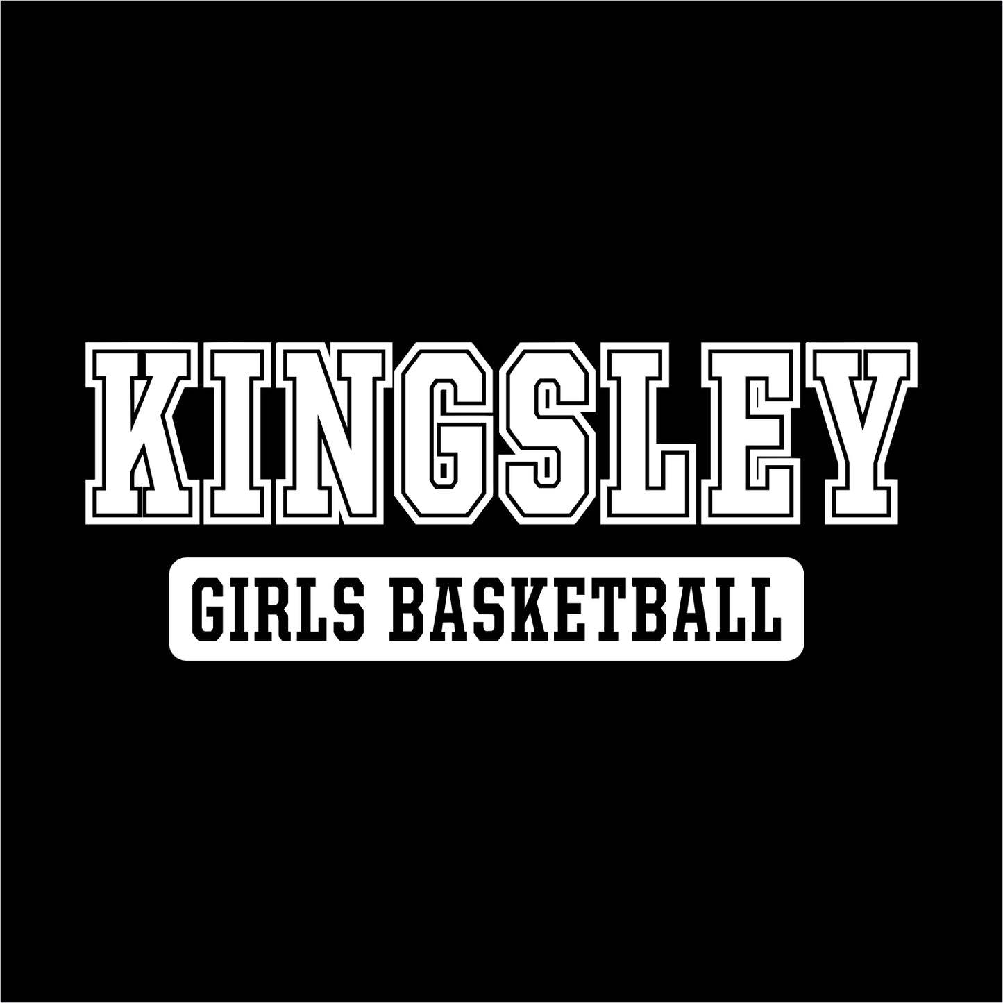 Kingsley Girls Basketball Hooded Sweatshirt
