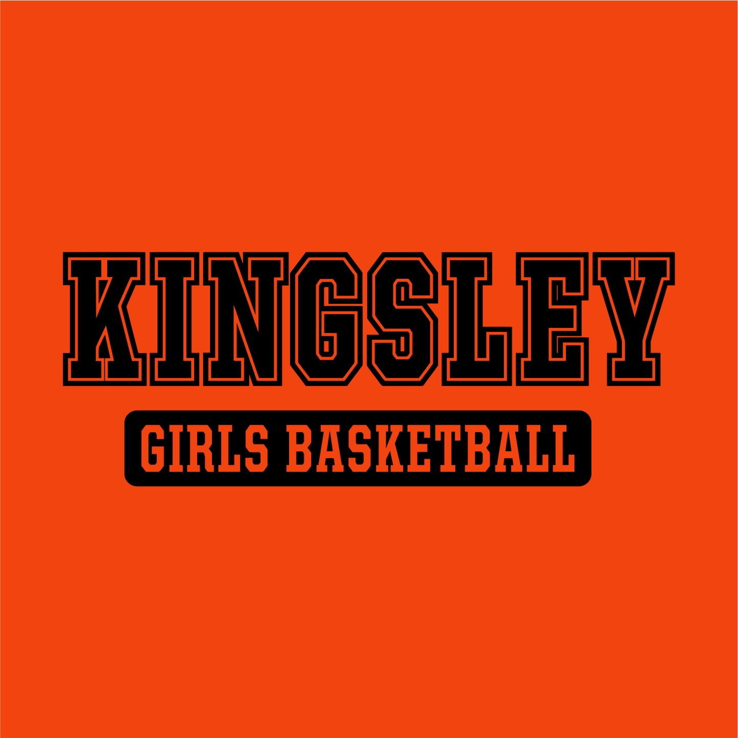 Kingsley Girls Basketball Hooded Sweatshirt
