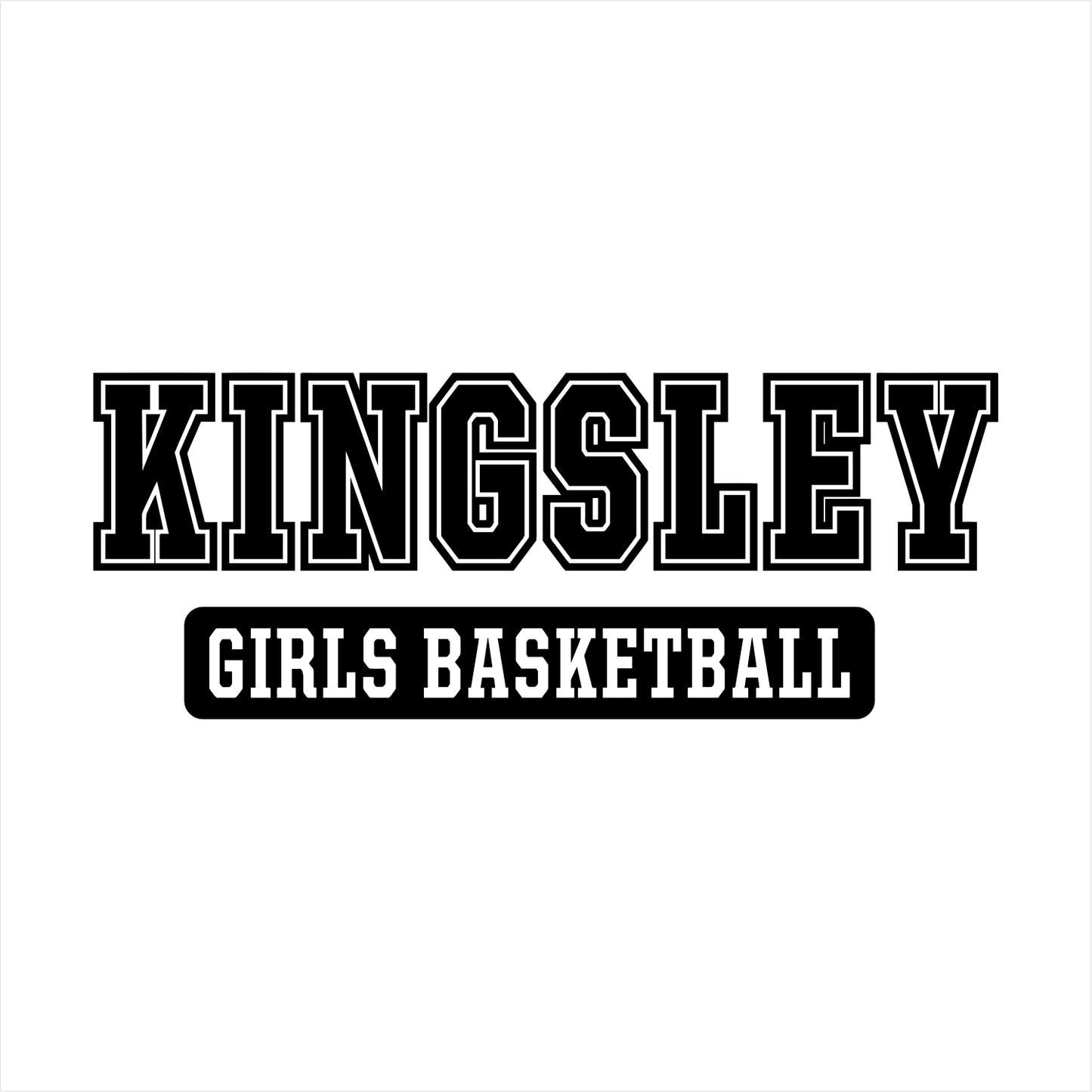 Kingsley Girls Basketball Short Sleeve T-shirt