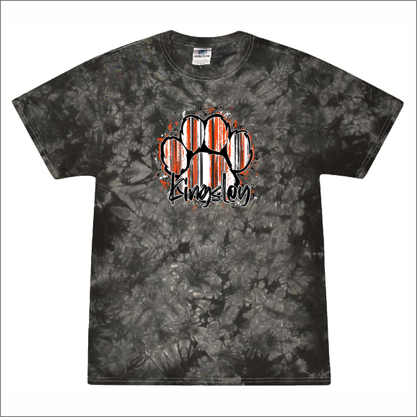 KJHS Spiritwear Crystal Wash T-Shirt - Des. B