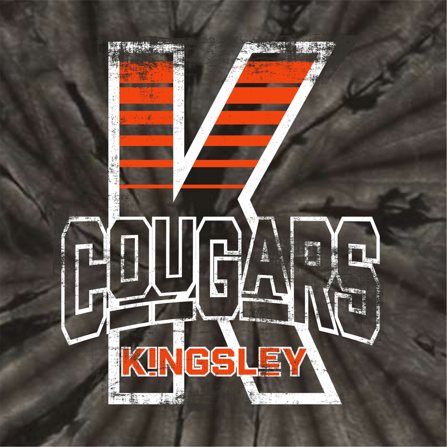 KJHS Spiritwear Tie-Dye T-shirt - Des. A