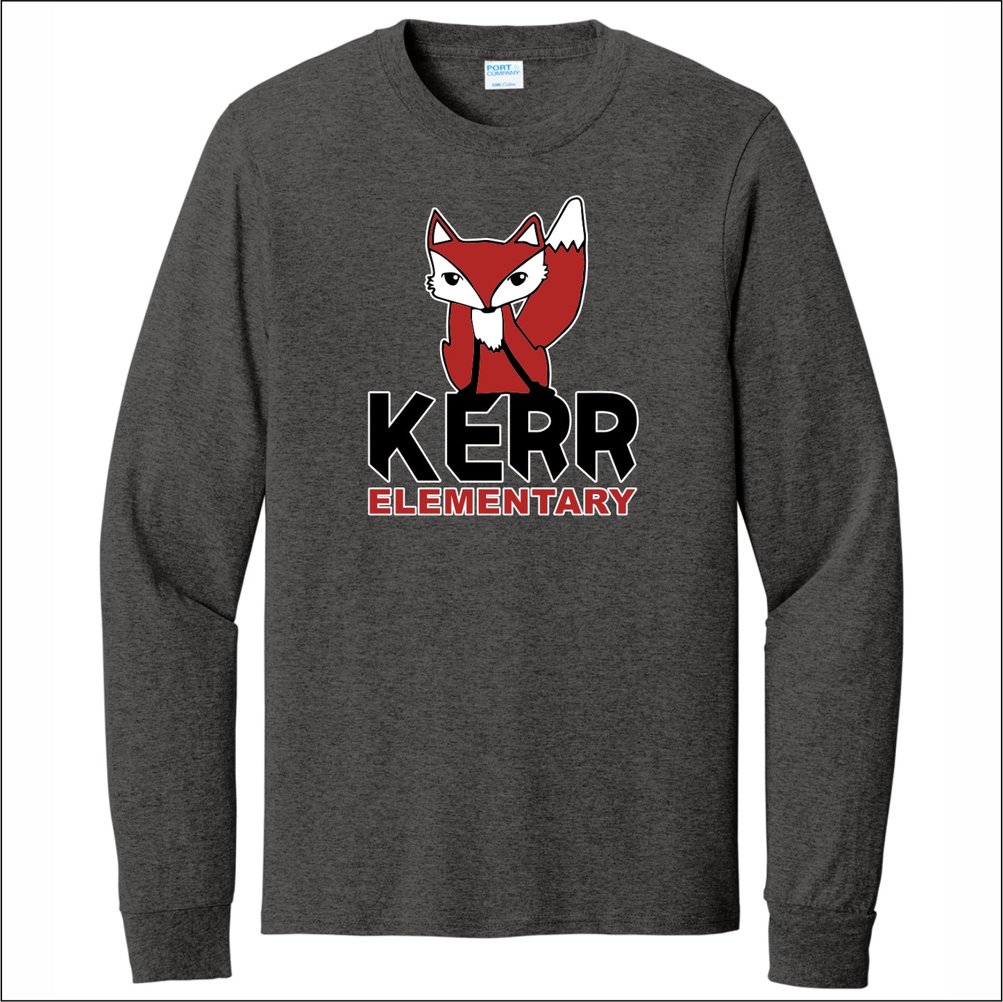 Kerr Elementary Long Sleeve T-shirt - Des. A