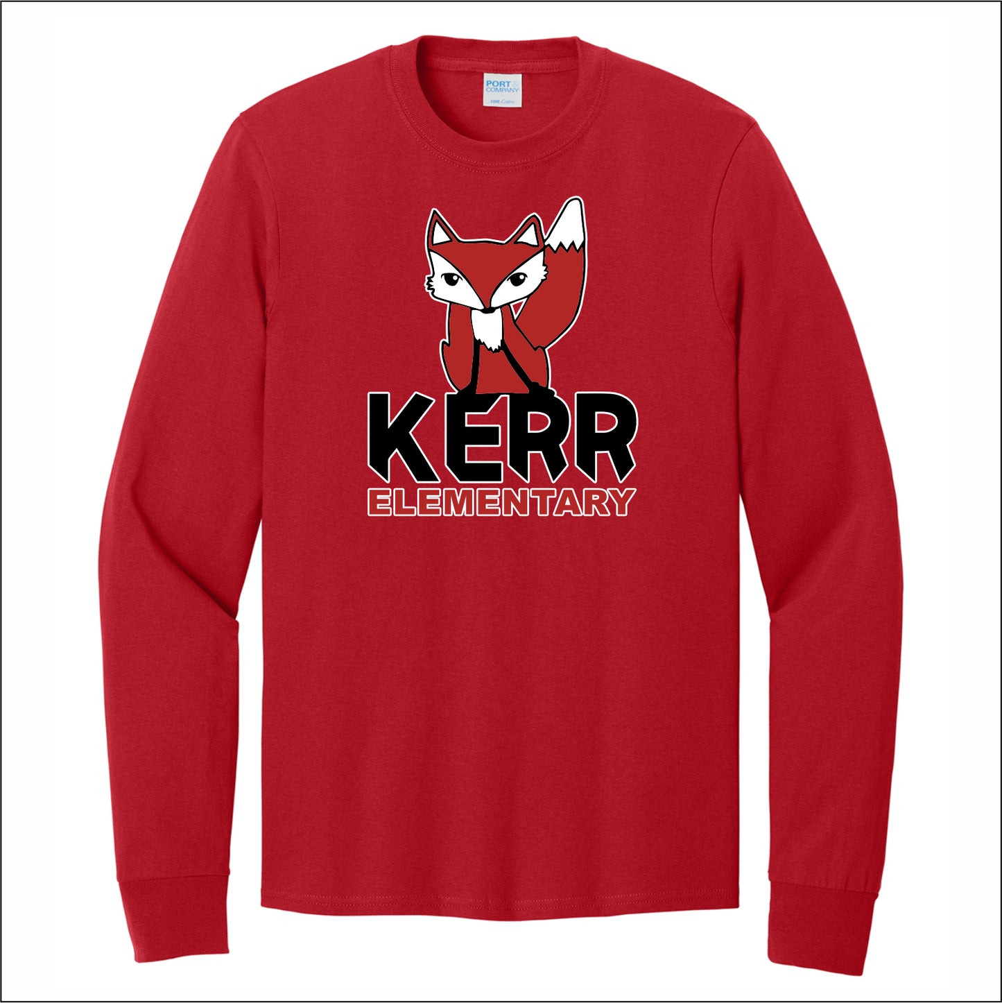 Kerr Elementary Long Sleeve T-shirt - Des. A