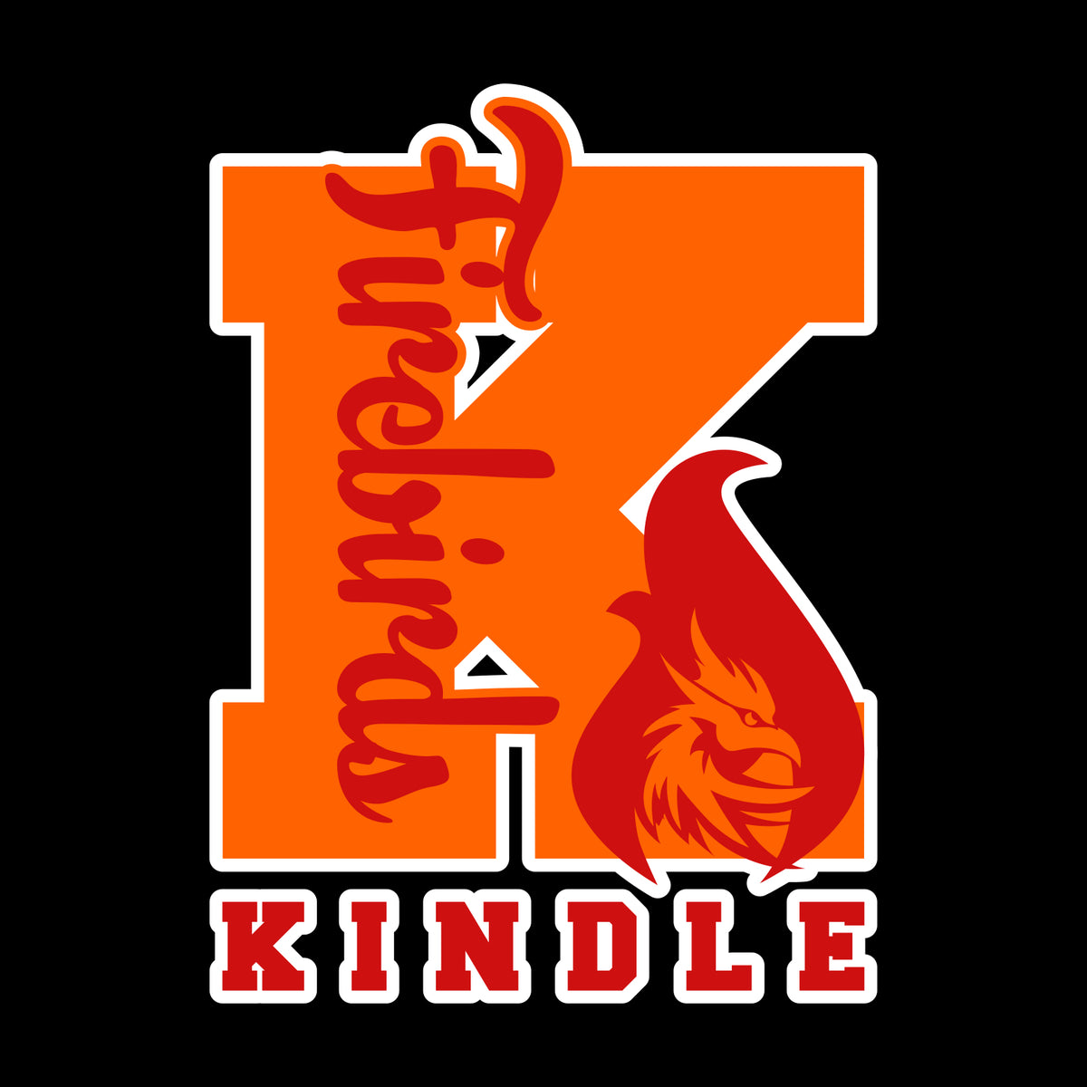 Kindle Gildan Softstyle Short Sleeve T-shirt - Des. A