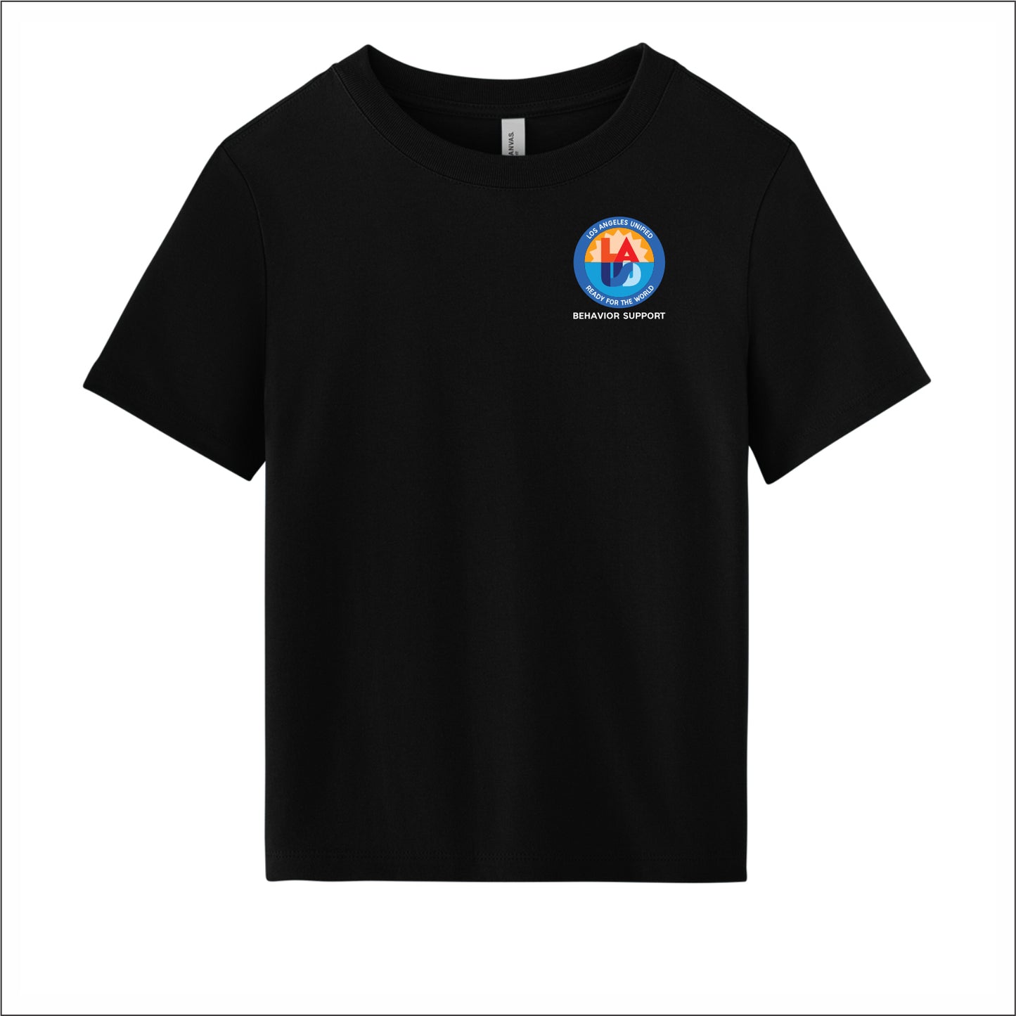 LAUSD Behavior Support Ladies Heavyweight Boxy T-shirt