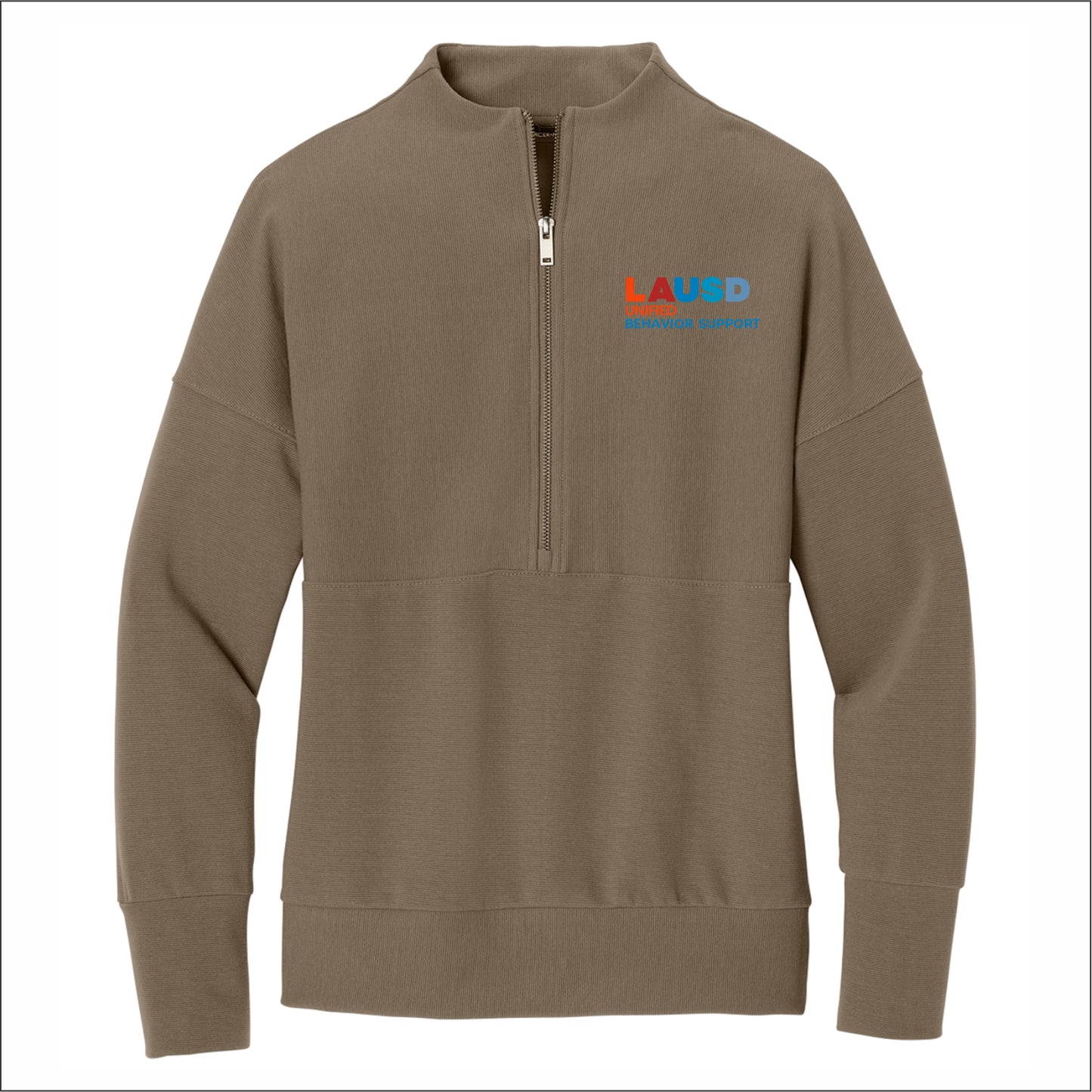LAUSD Behavior Support Ladies Linear Texture 1/4-Zip