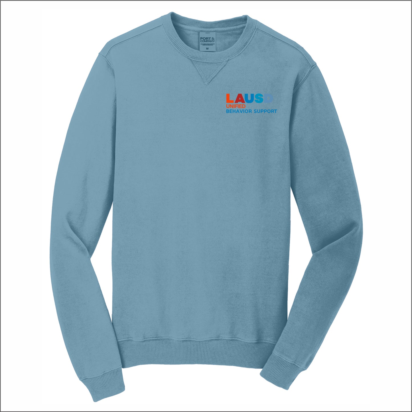 LAUSD Behavior Support Beach Wash Crewneck Sweatshirt