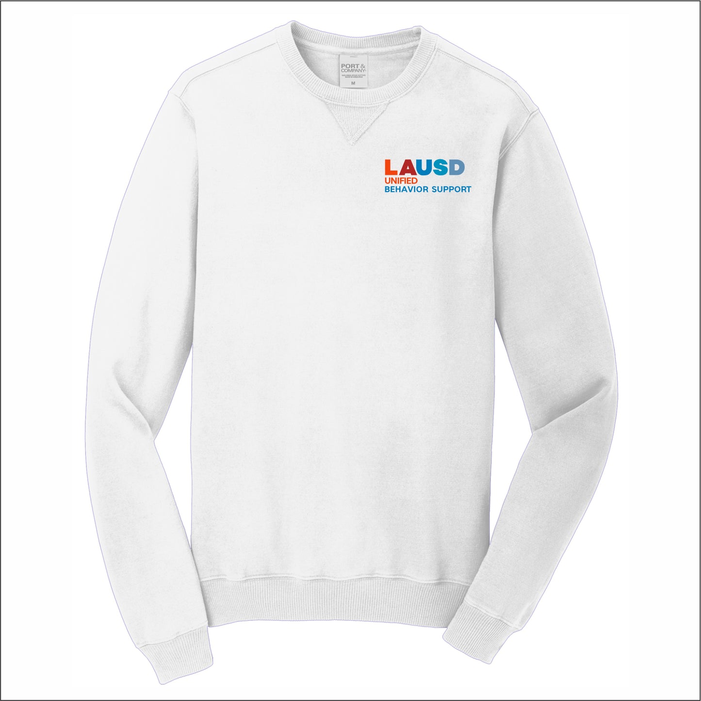 LAUSD Behavior Support Beach Wash Crewneck Sweatshirt