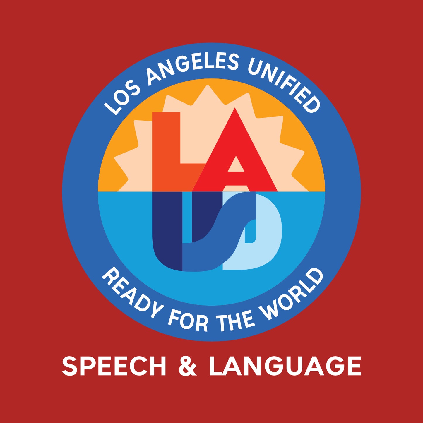 LAUSD Speech & Language Beach Wash Garment-Dyed T-shirt