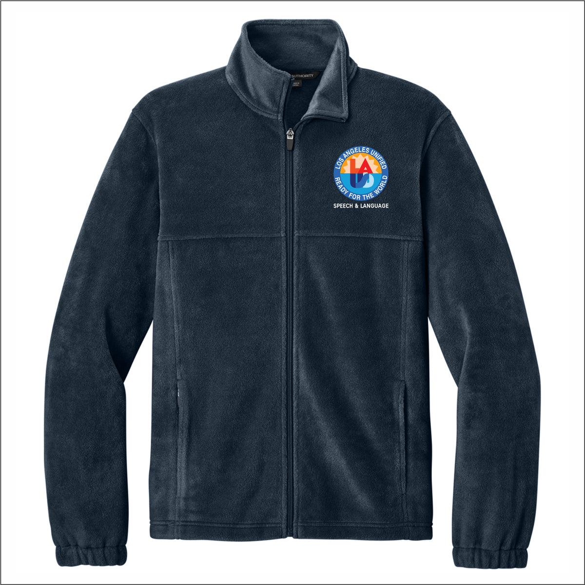 LAUSD Speech & Language Plush Fleece Full-Zip Jacket