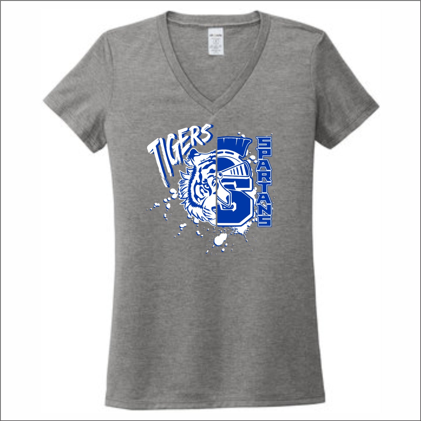 Lake Village Elem Allmade Sustainable Ladies V-Neck Tee - Des. A