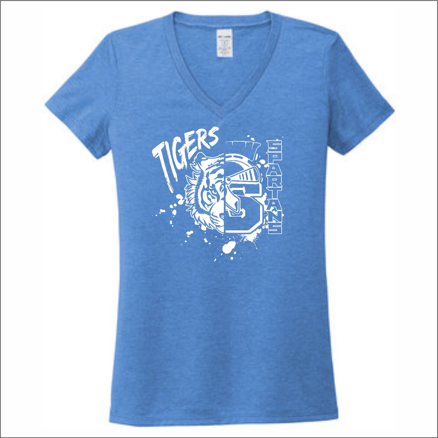 Lake Village Elem Allmade Sustainable Ladies V-Neck Tee - Des. A