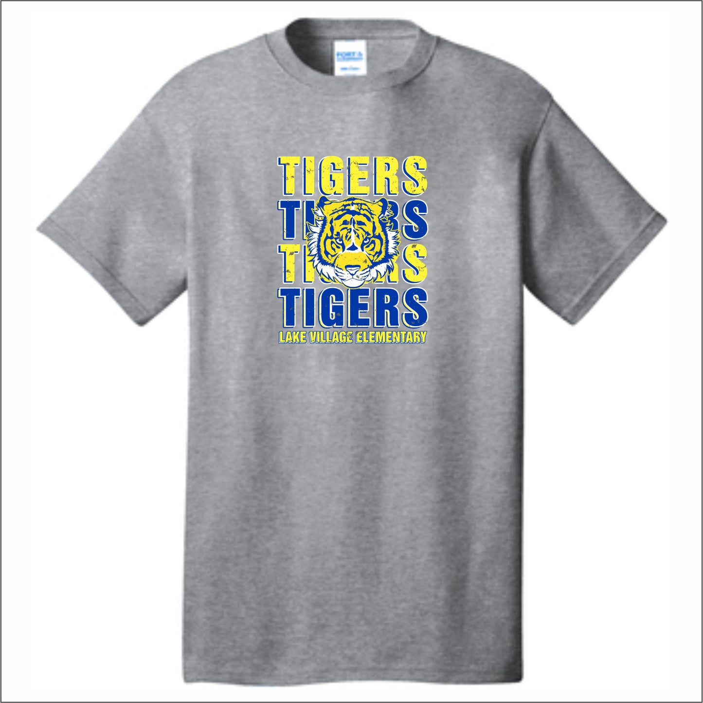 Lake Village Elem Short Sleeve T-shirt - Des. B