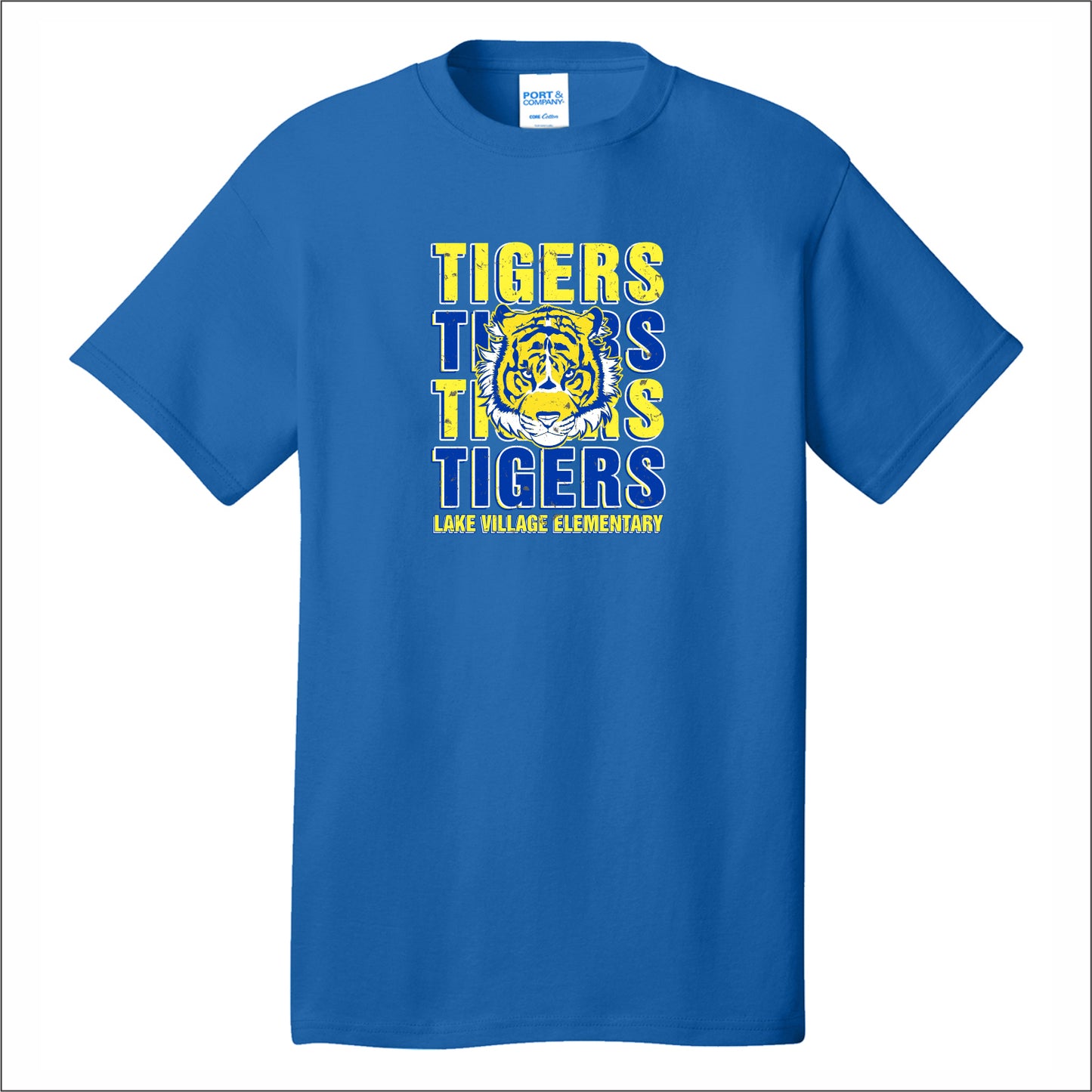 Lake Village Elem Short Sleeve T-shirt - Des. B