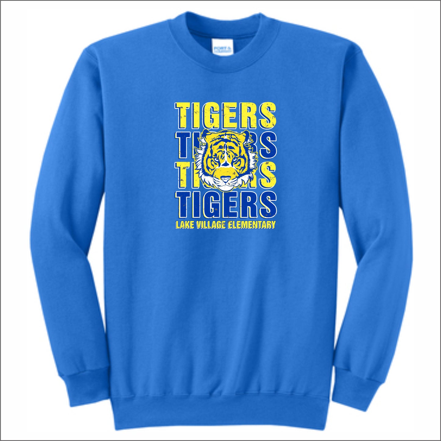 Lake Village Elem Crewneck Sweatshirt - Des. B