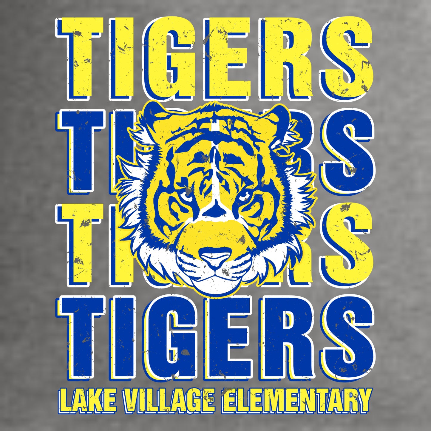 Lake Village Elem Allmade Sustainable Ladies V-Neck Tee - Des. B