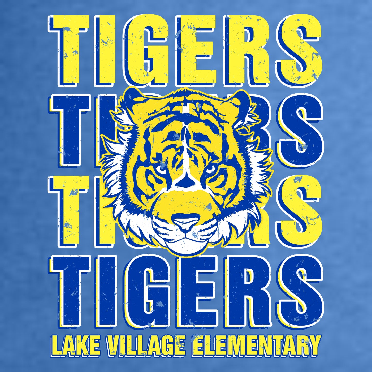 Lake Village Elem Allmade Sustainable Ladies V-Neck Tee - Des. B