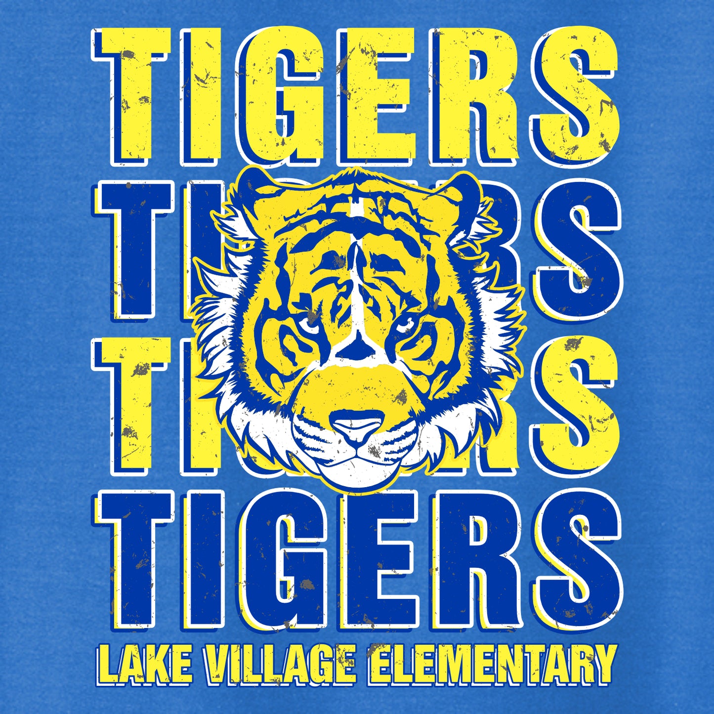 Lake Village Elem Short Sleeve T-shirt - Des. B
