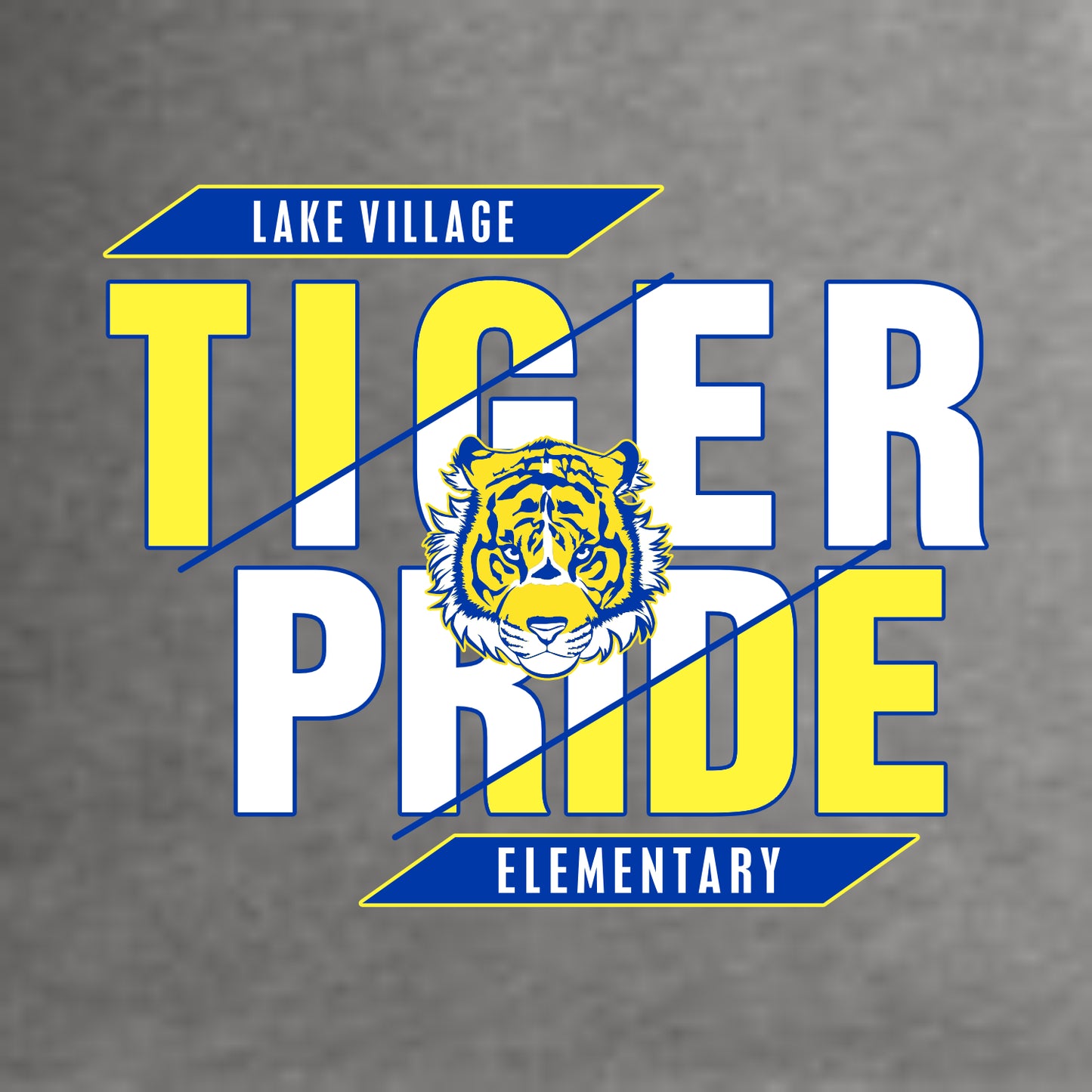 Lake Village Elem Allmade Sustainable Ladies V-Neck Tee - Des. C